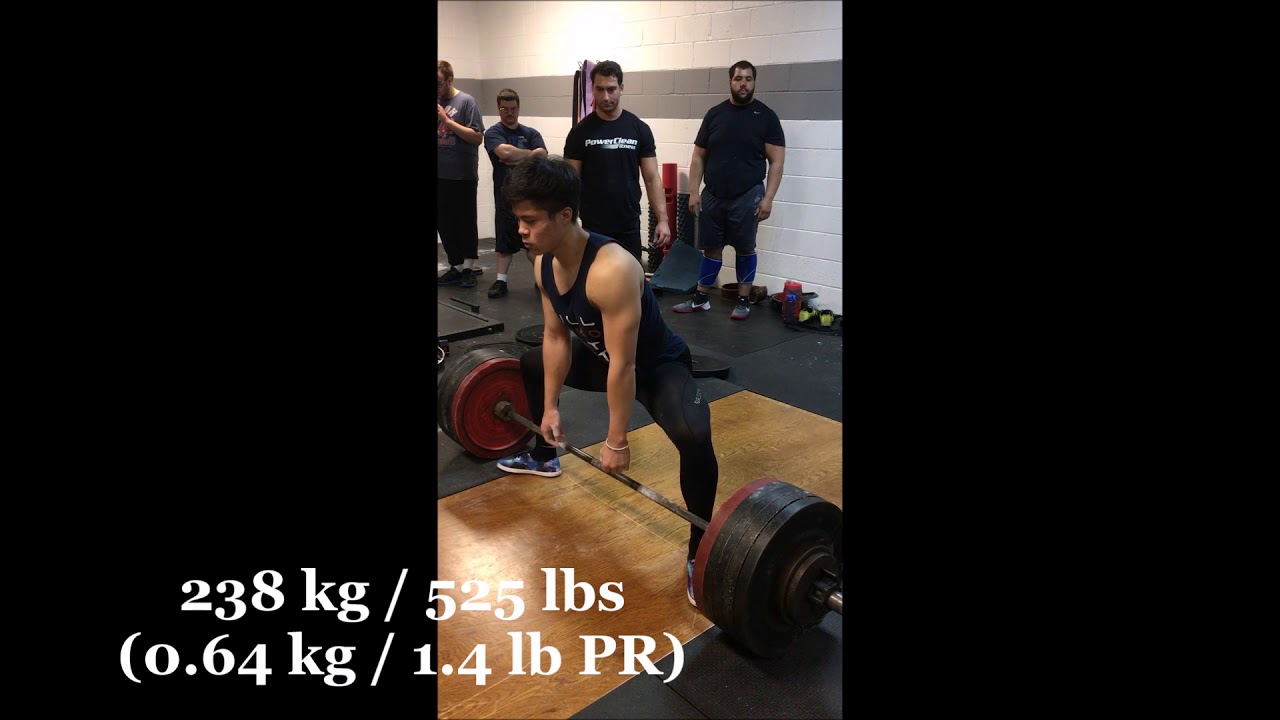 245 kg / 540 lbs Deadlift Attempt