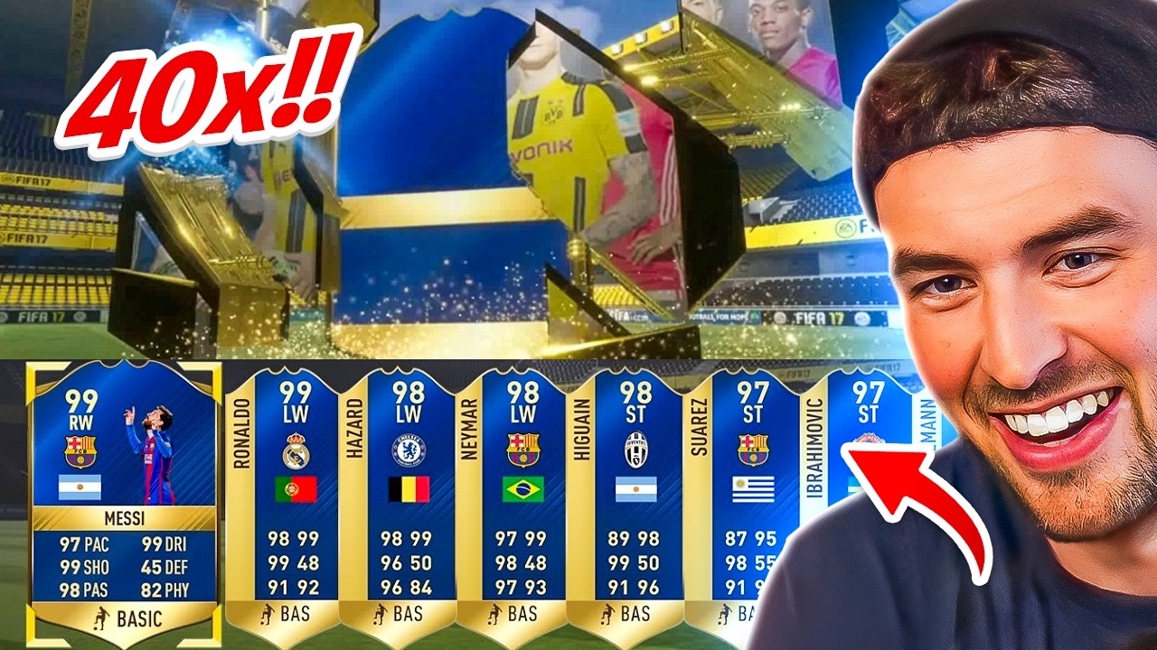 40 гарантированных наборов TOTS и FUT Birthday в FIFA 17!