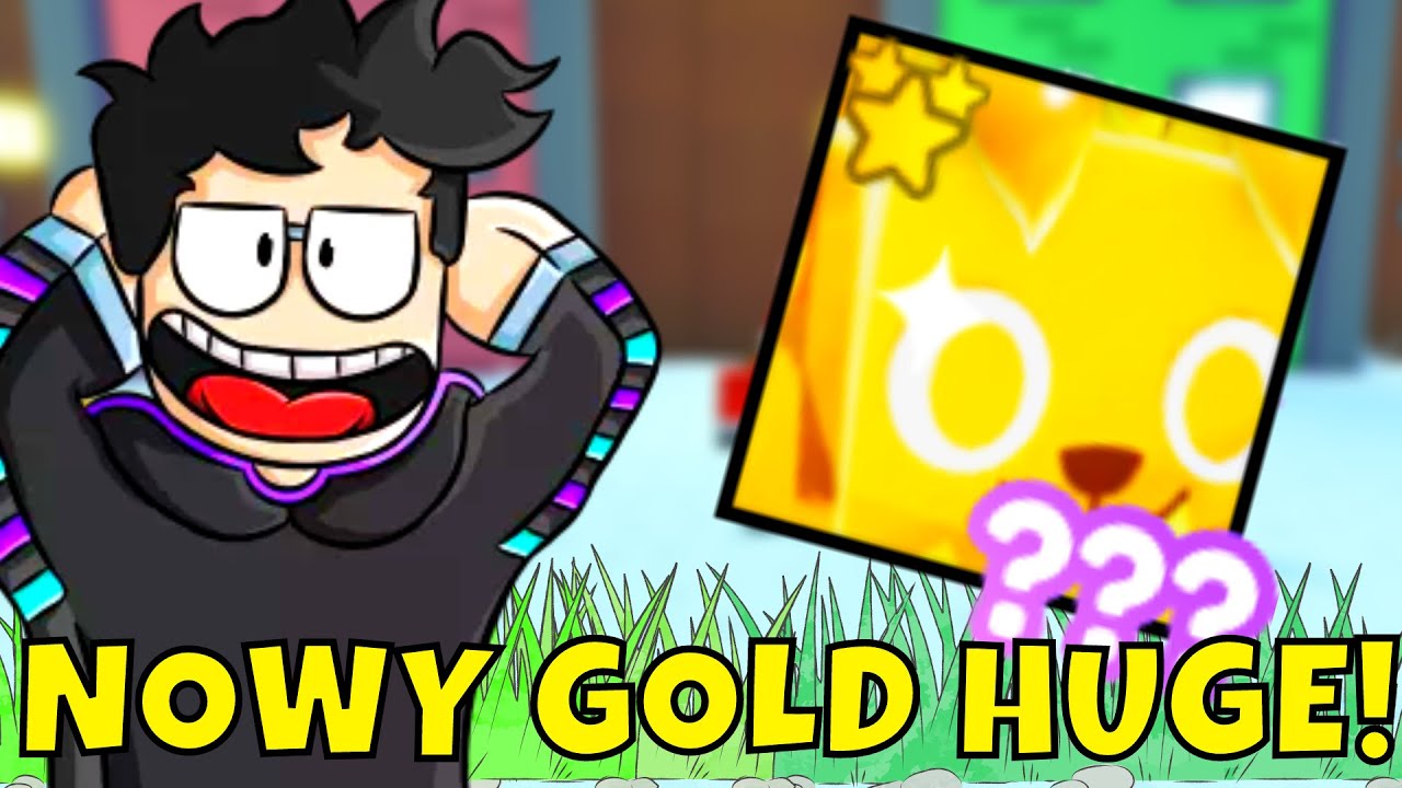 Zdobyłem nowego GOLD HUGE ELF DOGA!🐶w Pet Simulator X😱😱(ROBLOX)