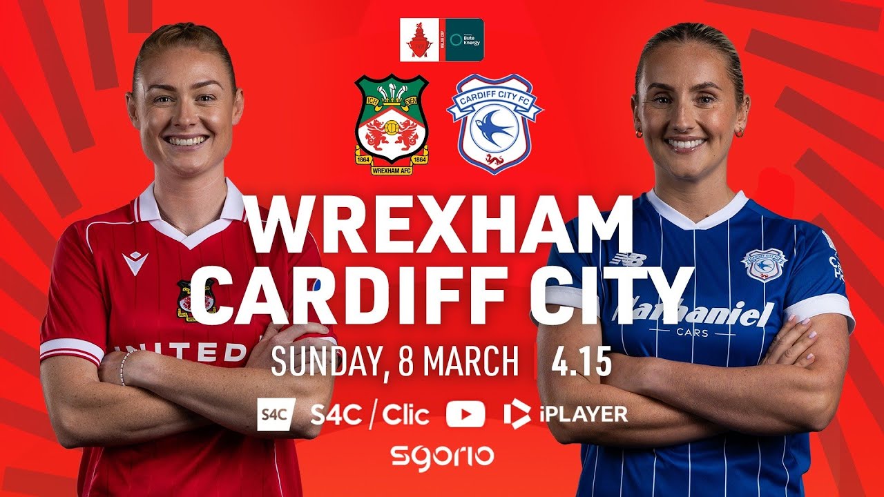 LIVE FOOTBALL: Wrexham v Cardiff City | Bute Energy Welsh Cup Semi-Final