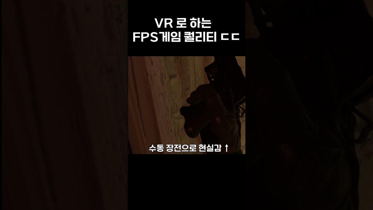 VR로 하는 FPS 게임 퀄리티 ㄷㄷ #하프라이프 #알릭스 #존윅 #vrfps