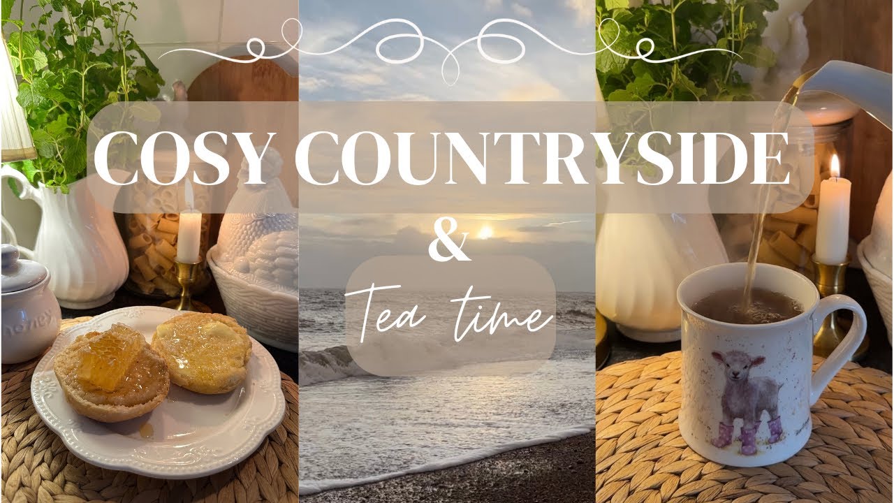 Slow Living in the English Countryside 🪵🕯️ | Cozy Tea Rituals, Peaceful Countryside Baking 