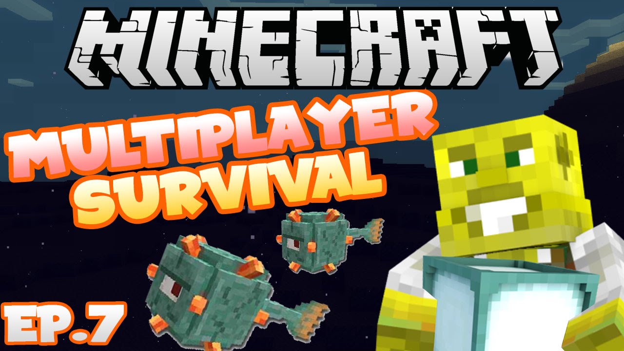 THE QUEST FOR THE SEA LANTERN! | Multiplayer Survival Ep.7