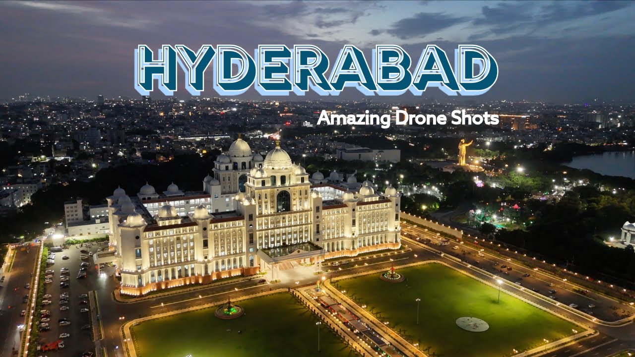 ✨ Hyderabad’s Stunning 2025 Drone Footage | Drone View of Hitech City, Flyovers & Tourist Places