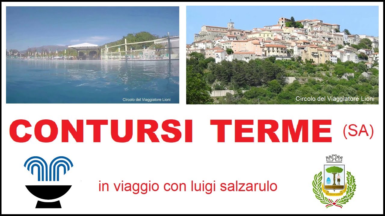 CONTURSI TERME (Sa) - LE TERME e IL CENTRO STORICO con RIPRESE AEREE - viaggio con luigi salzarulo -