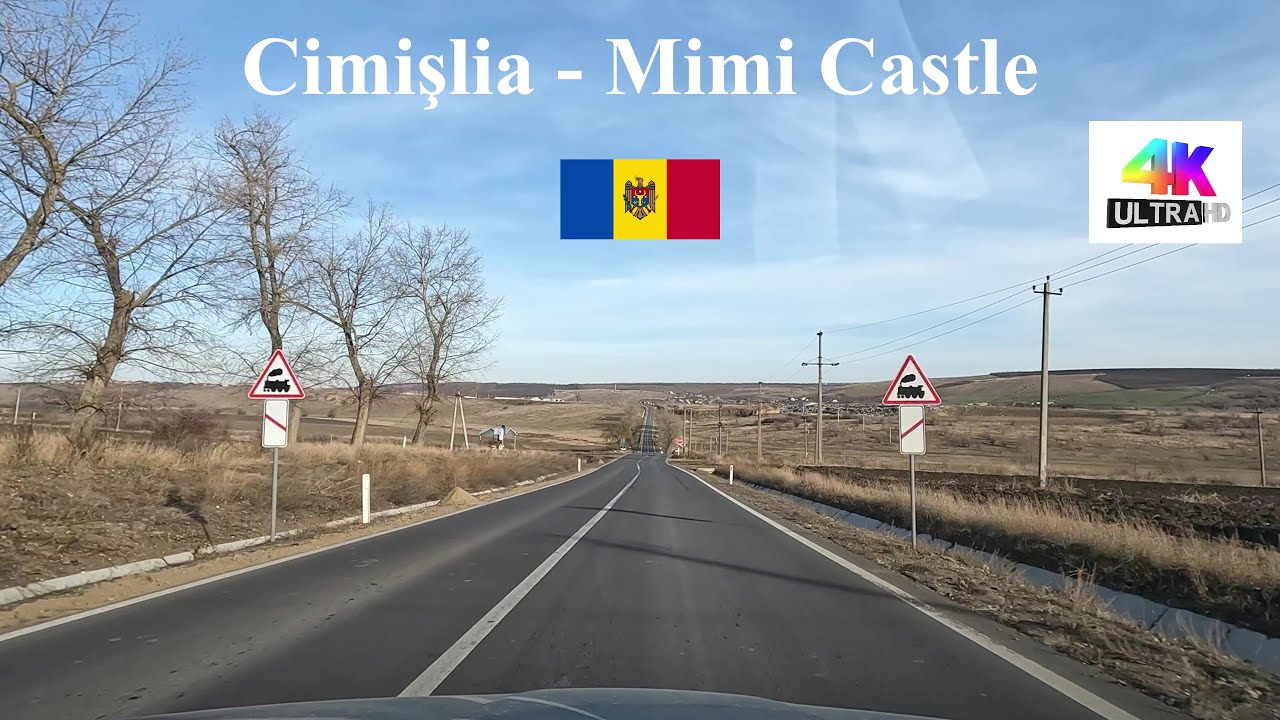 Driving in Moldova from Cimişlia to Mimi Castle (Castel Mimi)
