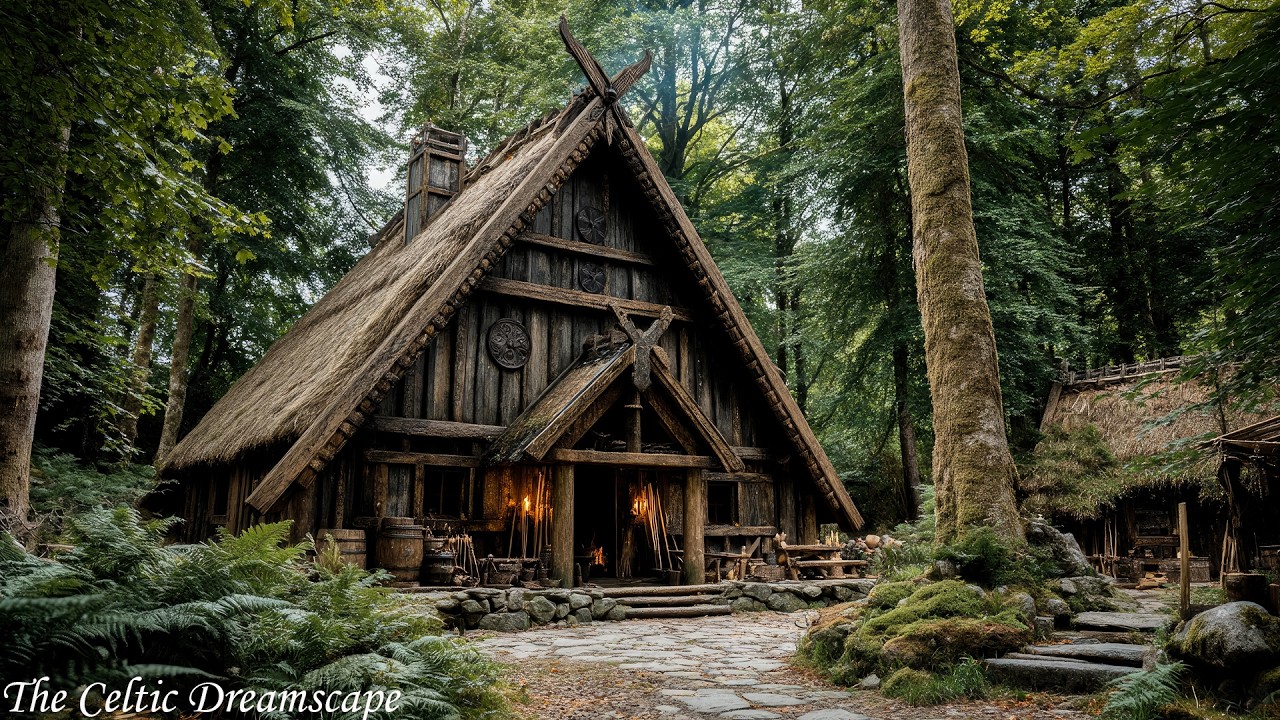 Viking House Serenity:Celtic Tunes for a Cozy Spring-Relaxing Celtic Medieval Music for Deep Sleep