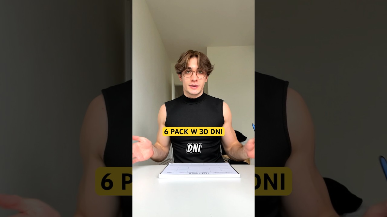 6 PACK W 30 DNI #trening #siłowania #glowup #6pack #sześciopak #plantreningowy #dieta