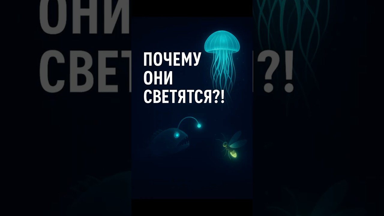 Почему животные светятся в темноте? Как светятся медузы?