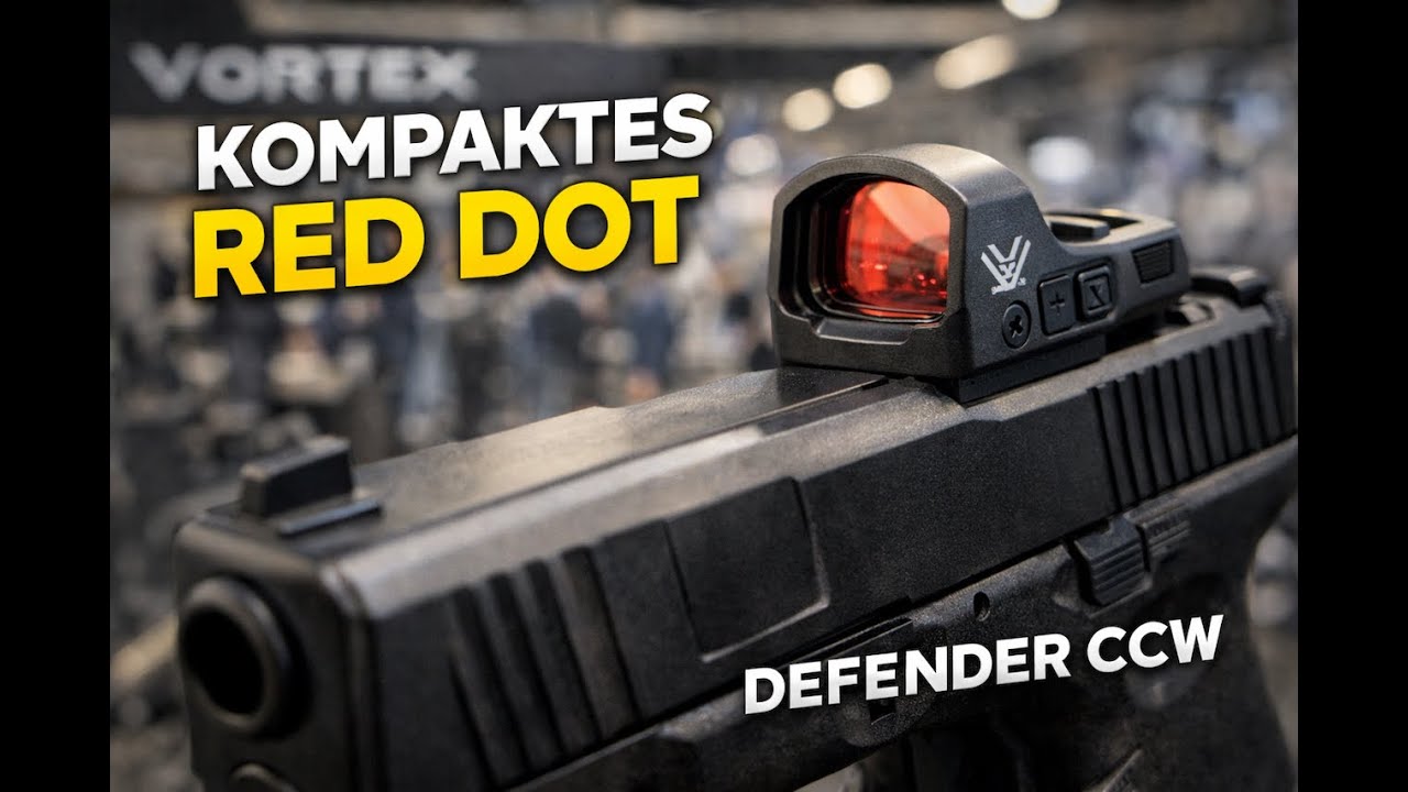 Kompaktes Red Dot für Pistolen – Vortex Defender CCW auf der Messe
