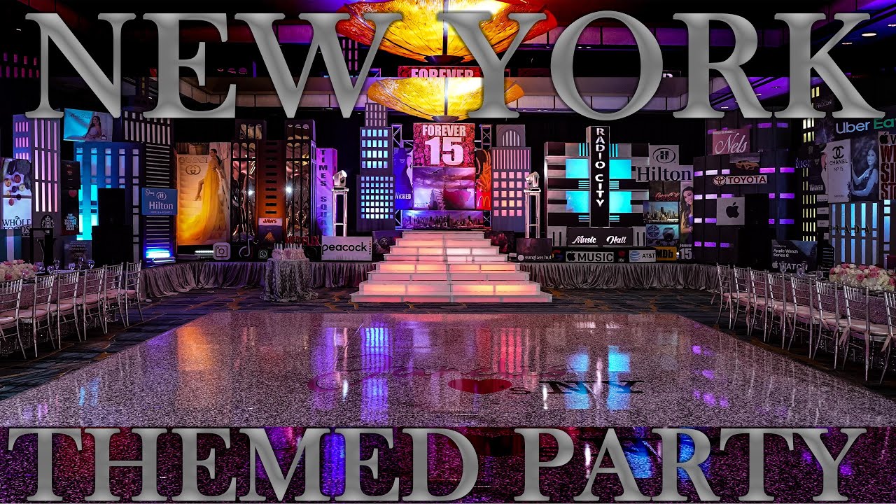 New York Theme Event Miami Airport Hilton