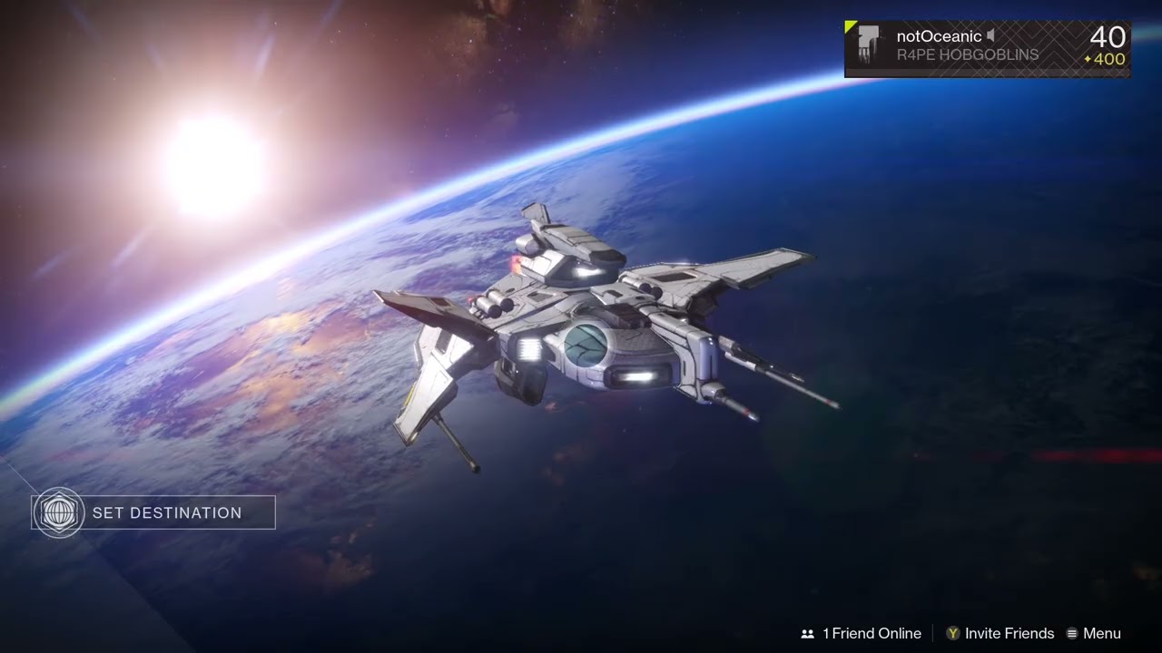 Destiny 1 - Start Up and 1 Hour of Orbit Music (Age of Triumph)