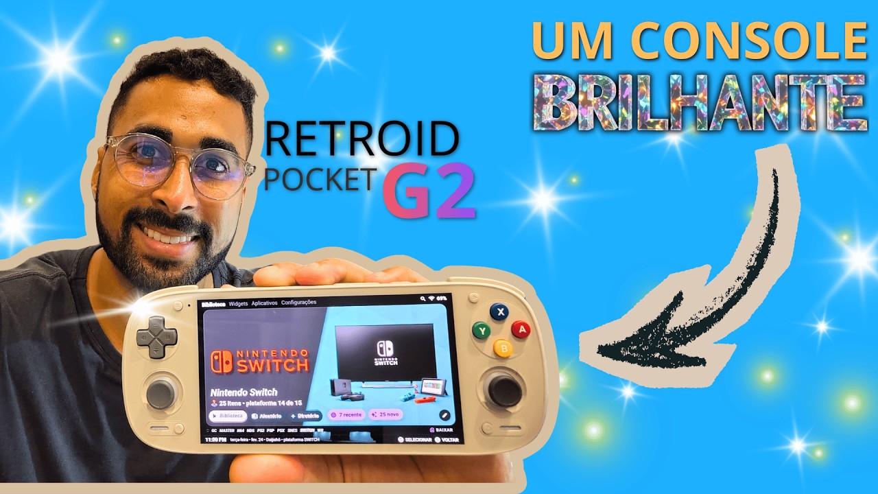 UM CONSOLE BRILHANTE!! Conheça o Retroid Pocket G2
