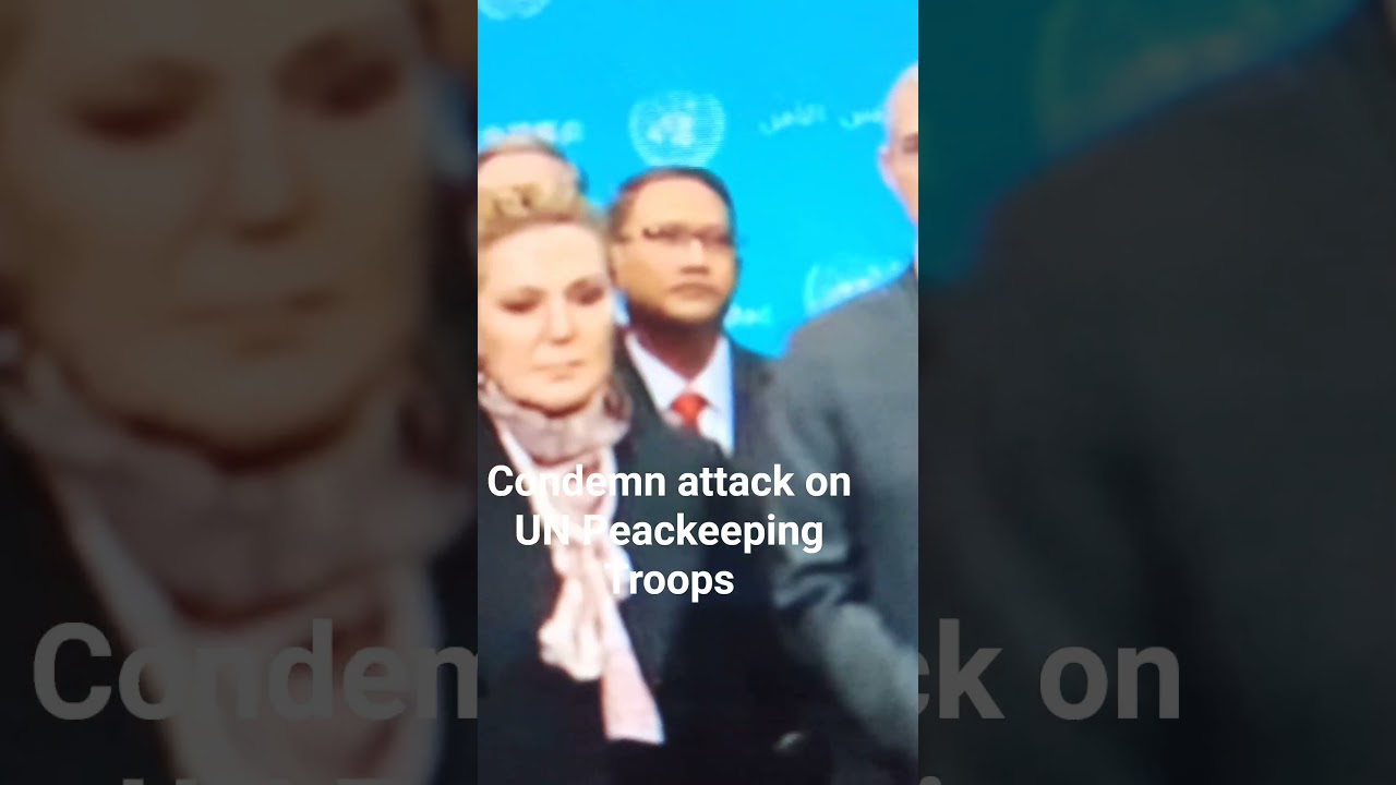 Представитель ООН осуждает нападения на миротворцев ООН в Ливане #unpeacekeepers #shorts