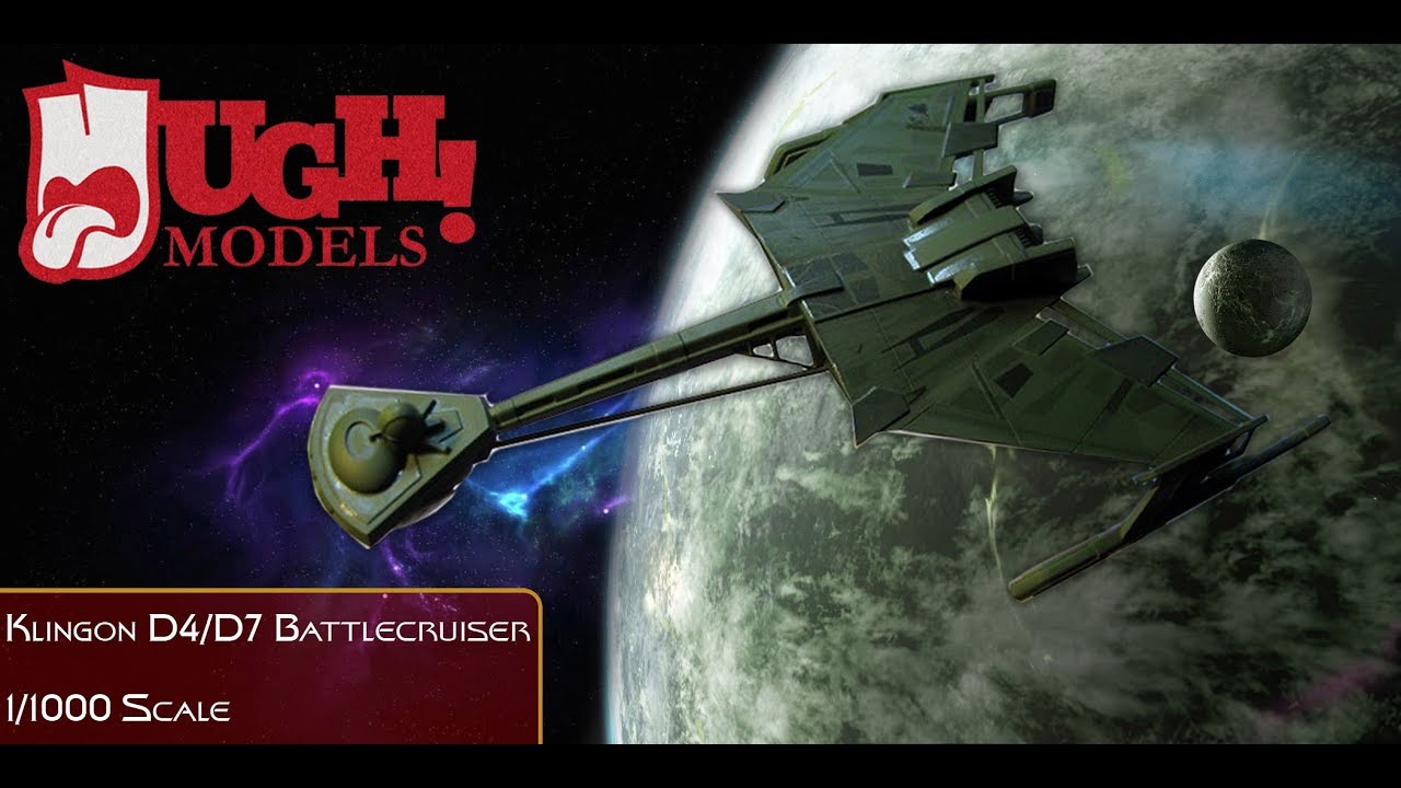 1/1000 Klingon D4 Class Kit from UGH Models (RETIRED)