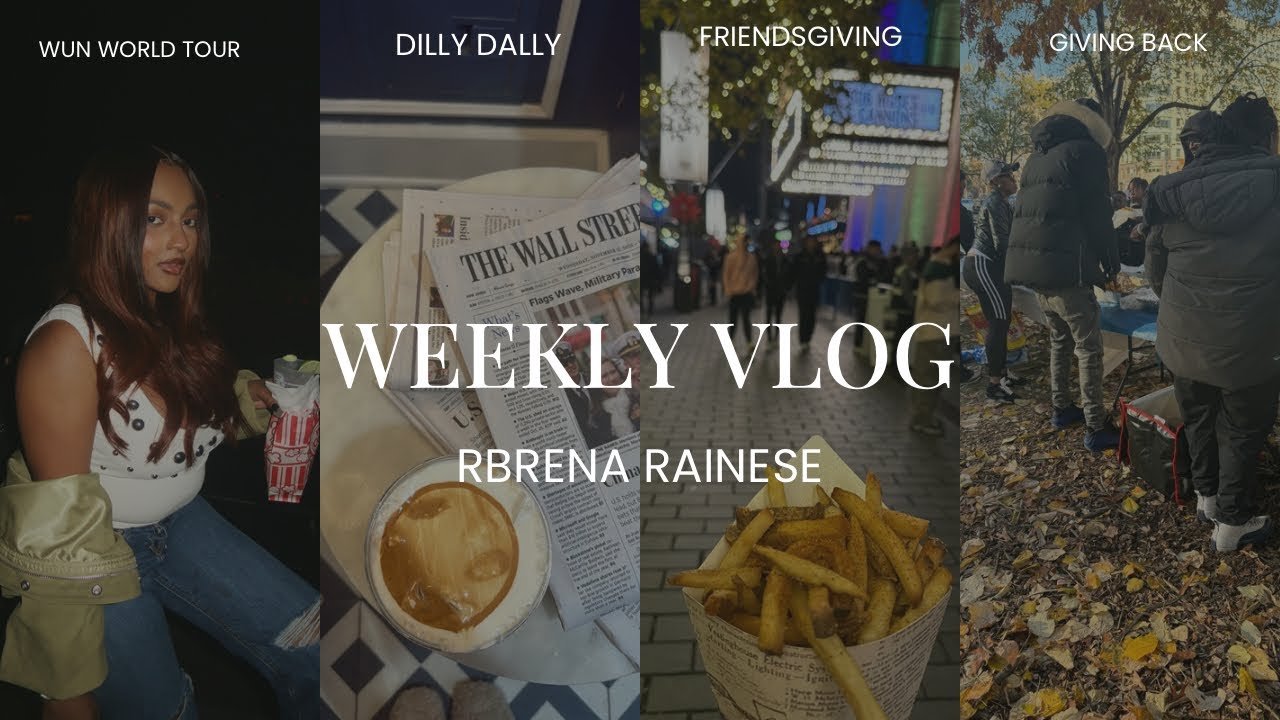 Weekly Vlog| Friendsgiving| concert| SHEIN haul| Giving back + MORE