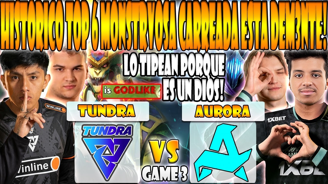 TUNDRA vs AURORA BO3[GAME 3]ELIMINACION-PARKER, BZM, 33 VS MIKOTO,V-TUNE,MIRA-PGL WALLACHIA SEASON 7