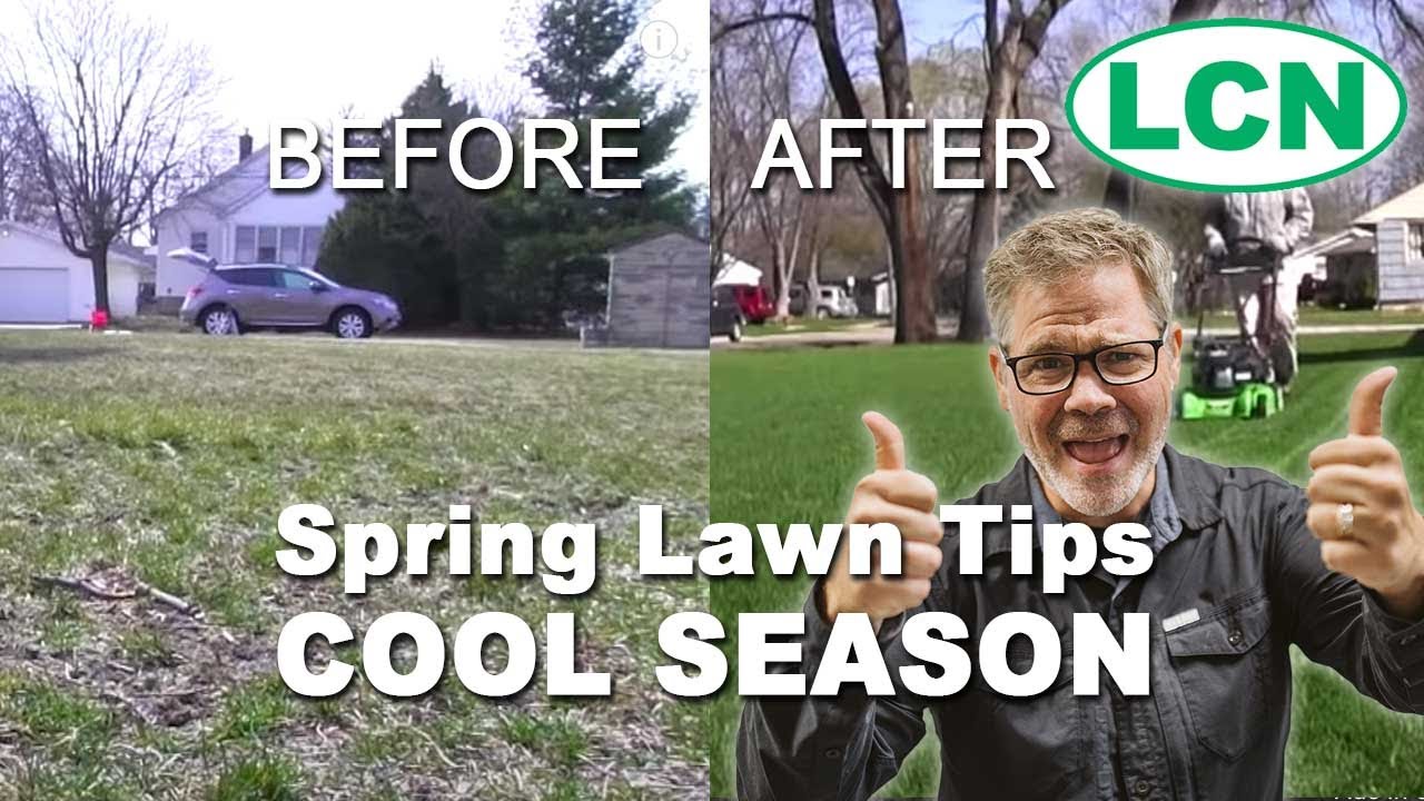 Spring Lawn Tips : COOL SEASON // Tall Fescue, Ryegrass, Kentucky Bluegrass - Nitro Boost!