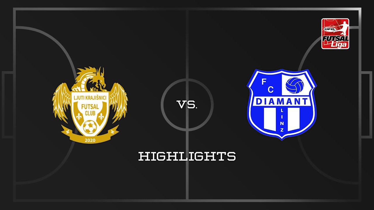 Highlights | FC Ljuti Krajisnici : FC Diamant Linz - 1:9 | 1. ÖFB Futsal Liga