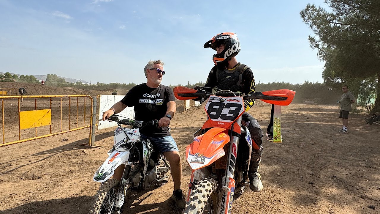Sx training in Yecla! 1-9-2024 with The Family 15 Racing! Mx wrapped in a SX package!