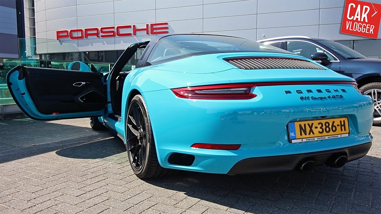 ВНУТРИ НОВОГО Porsche 911 GTS Targa 2017 | Детали интерьера и экстерьера с замерами оборотов