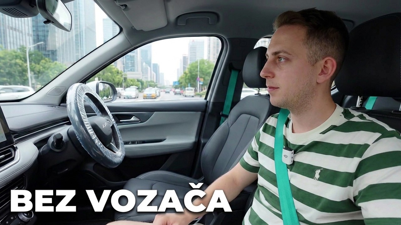 KAKO IZGLEDA VOŽNJA U ROBOTAKSIJU?!😱