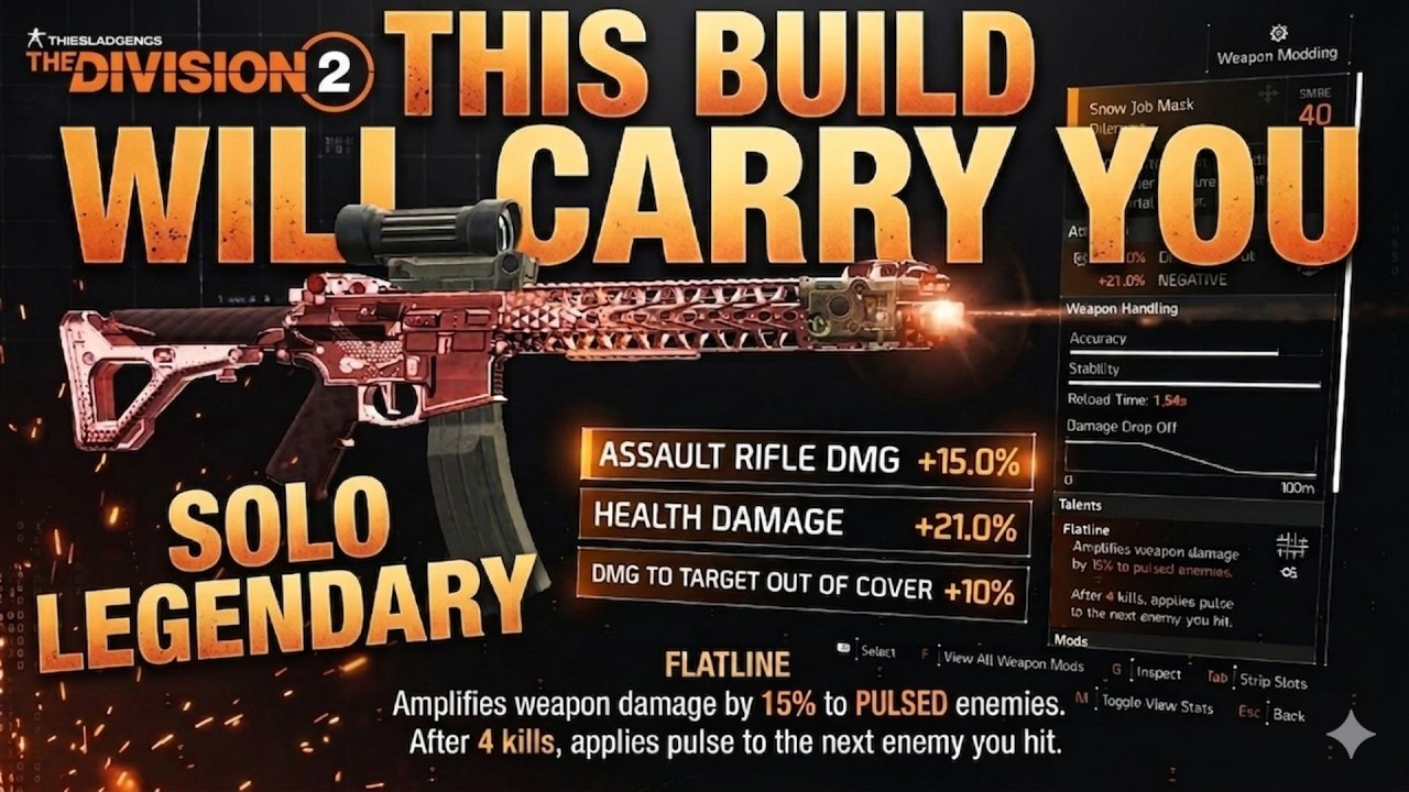 Division 2 Solo Legendary Build You NEED to Try Now