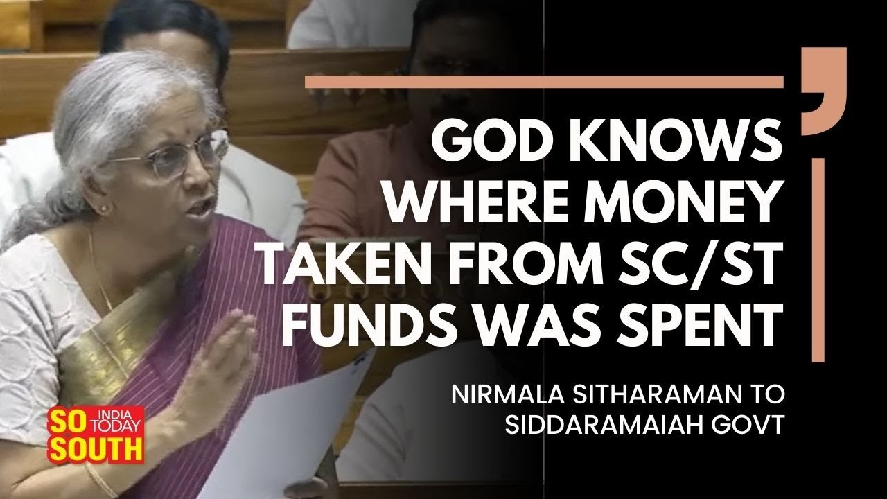FM Nirmala Sitharaman Raises Karnataka Valmiki Scam Issue In Lok Sabha | CM Siddaramaiah |