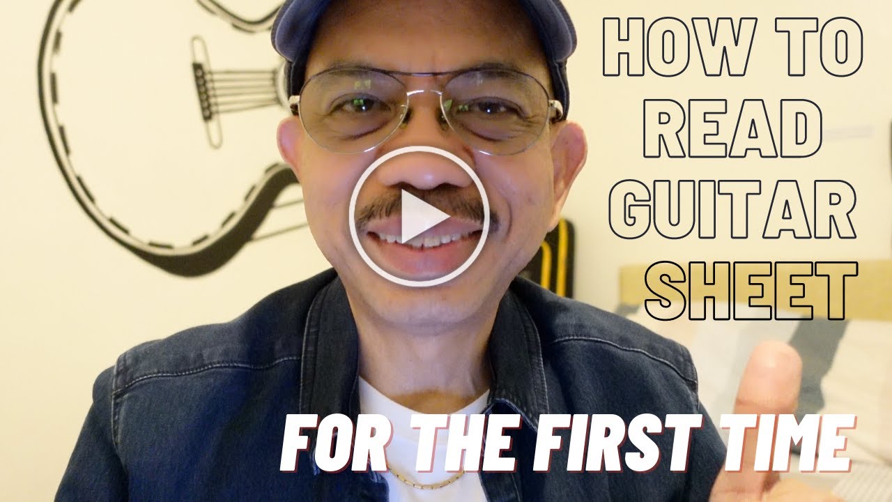 How to read Guitar sheet music for the first time (Tagalog) (Guitar Tutorial)