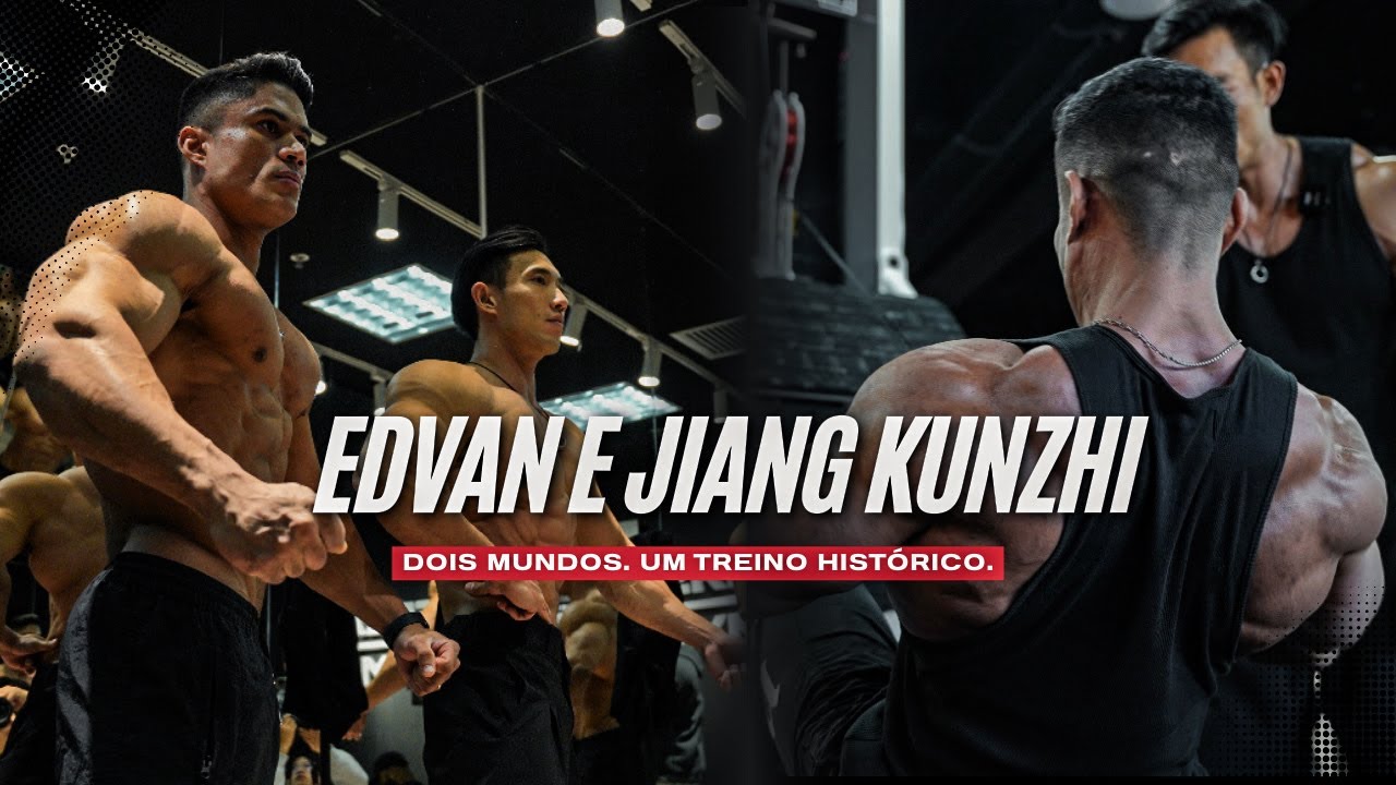 EDVAN E JIANG KUNZHI : DOIS MUNDOS, UM TREINO HISTÓRICO...
