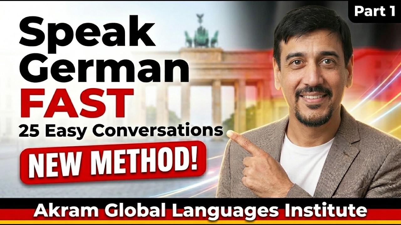 Speak German Like a Native | Easy German Conversations | Beginners