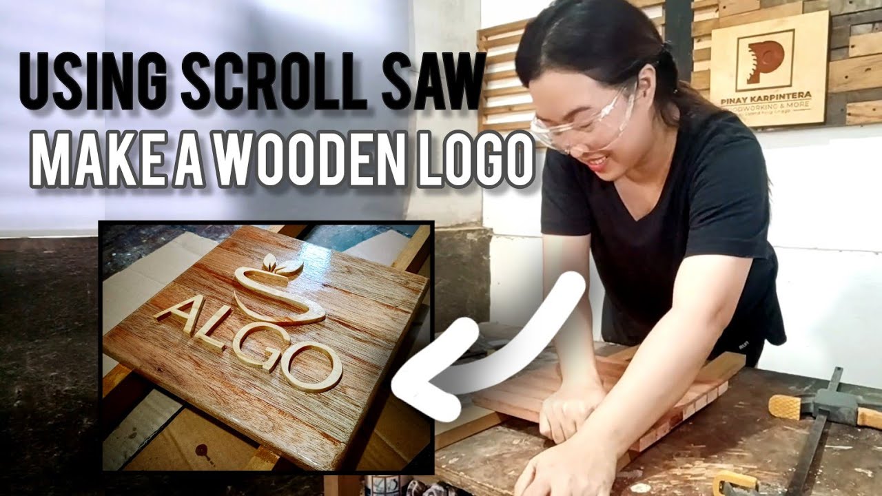 Making a Wooden Logo using Powerhouse Scroll Saw