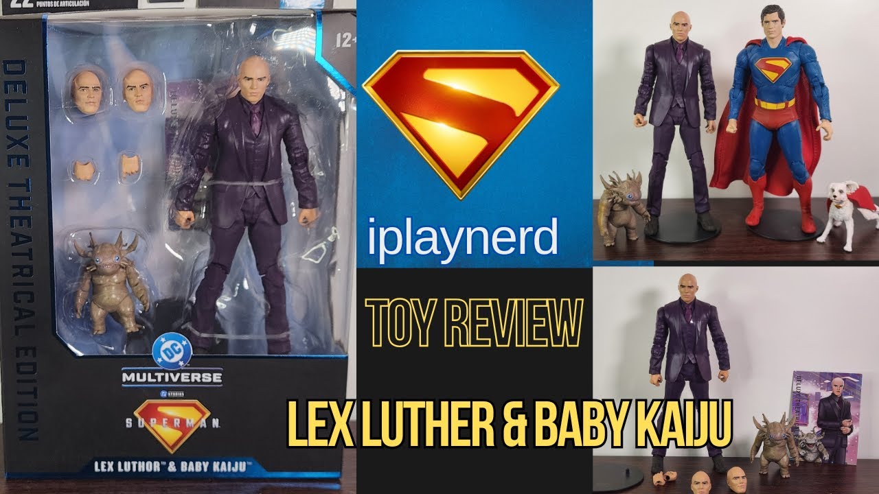Toy Review - McFarlane DC Multiverse - Superman - Lex Luthor & Baby Kaiju
