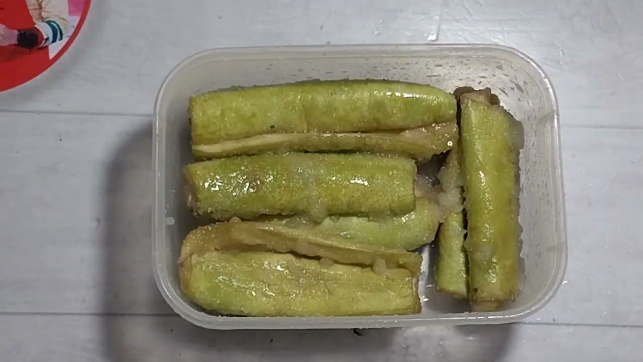 Lần đầu tiên làm dưa mắm bầu. Ngon bất bại. 