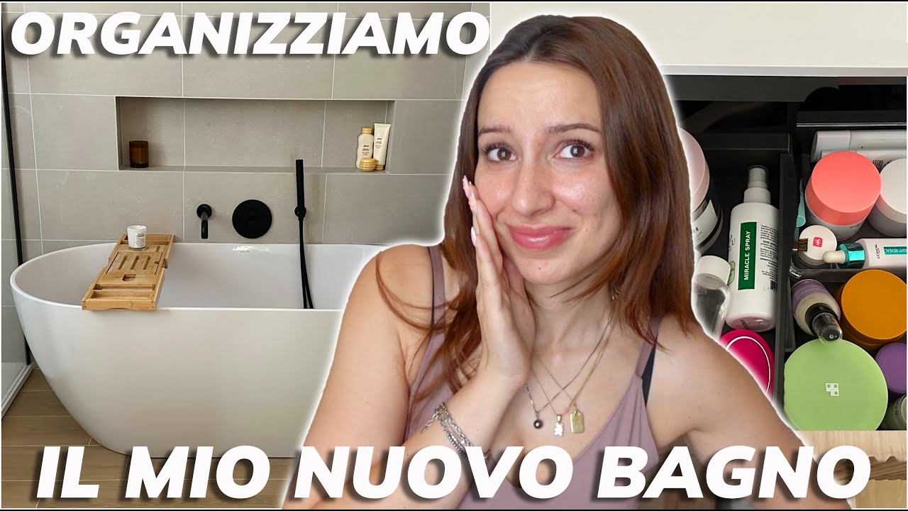 ORGANIZZIAMO INSIEME IL MIO NUOVO BAGNO 🛁🪞+ Maxi recensione skincare🧴