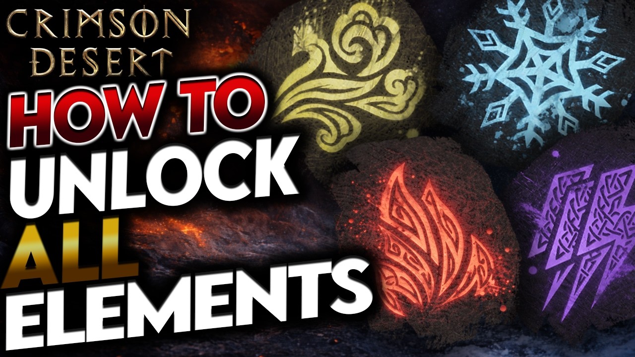 Crimson Desert: How to Unlock All Elemental Skills (Lightning, Frost, Flame, Wind) - Complete Guide