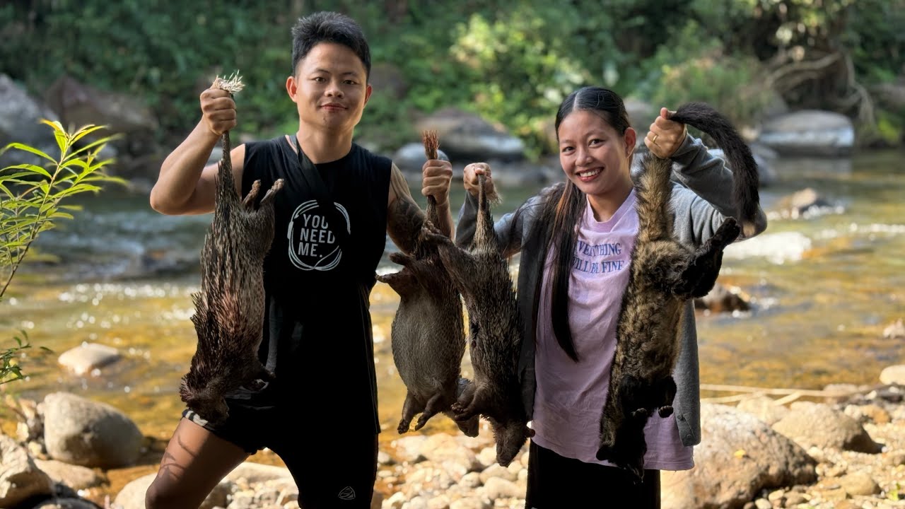 Cooking Beside The River With My Family