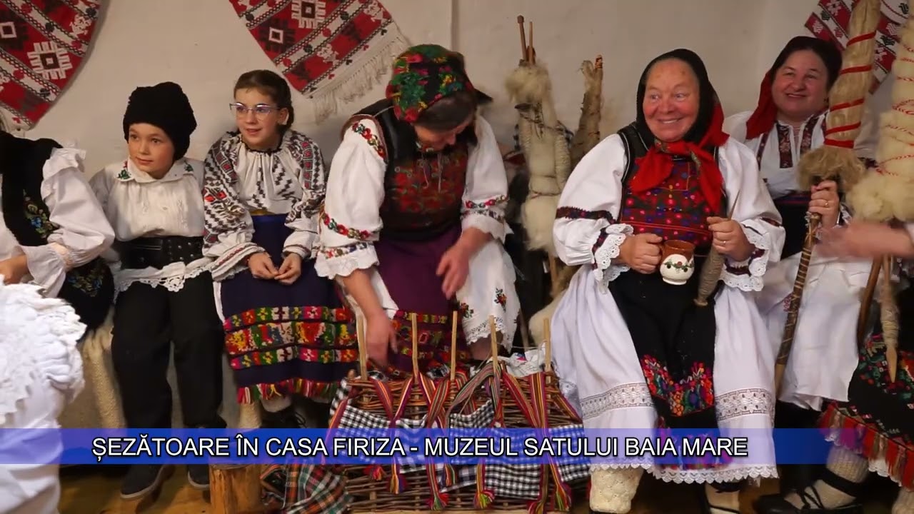 Şezătoare în Casa Firiza de la Muzeul Satului Baia Mare