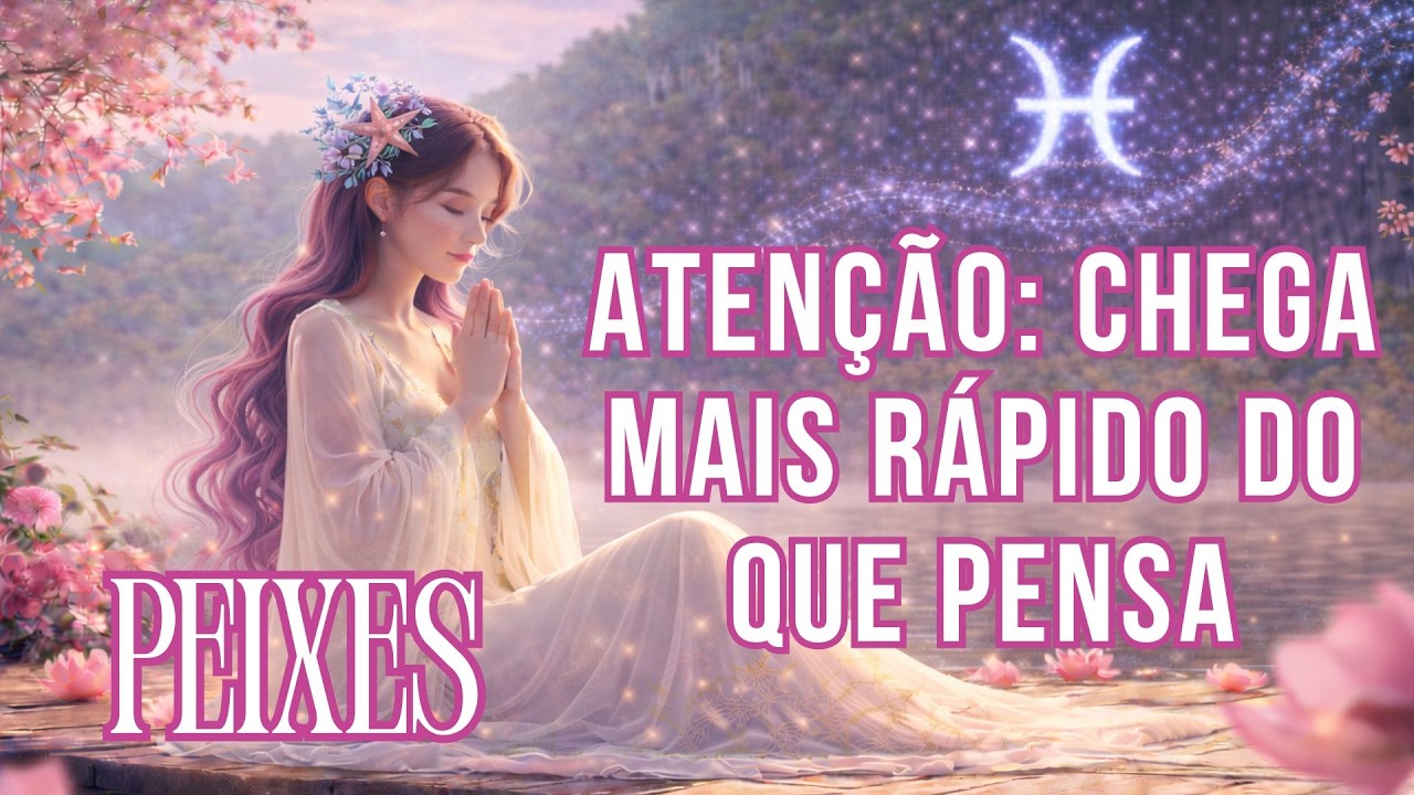 PEIXES ♓️ATENÇÃO – chega mais rápido do que pensa: CONFIRMAÇÃO #signos  #peixes #baralhocigano