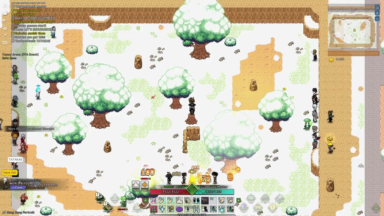 Muteki x Sashiba Crossover Part 1 Nin Online