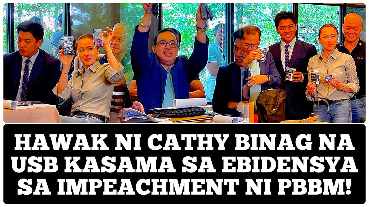 Kent Garcia is live! Hala! USB na hawak ni Cathy Binag kasama sa EBIDENSYA sa impeachment ni Pbbm?!