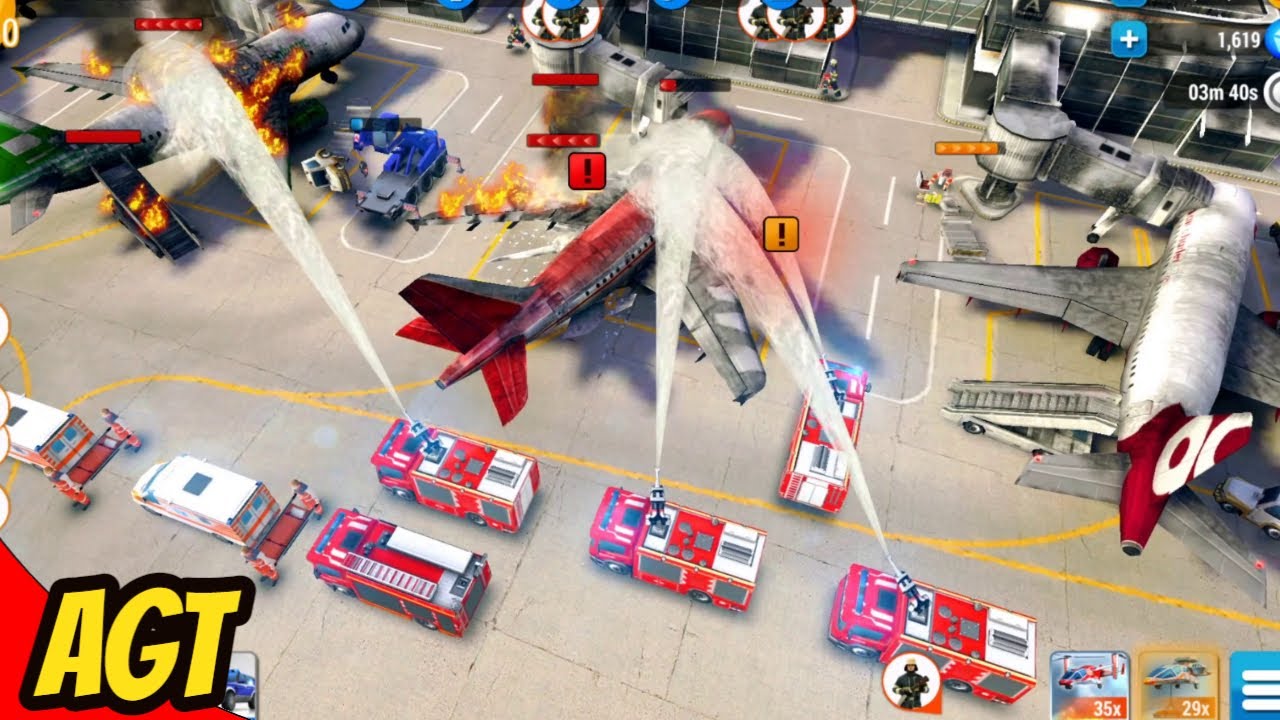 Emergency HQ - Android Gameplay 103 - Euro 2020 Hooligans and Airplane Fire