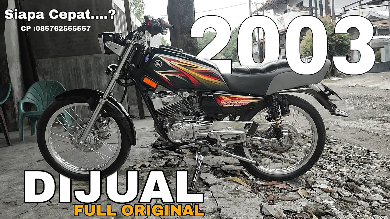 DIJUAL CEPAT RX KING 2003 SULTAN FULL ORIGINAL GANTENG 🔥 -Kokoina Garage Medan