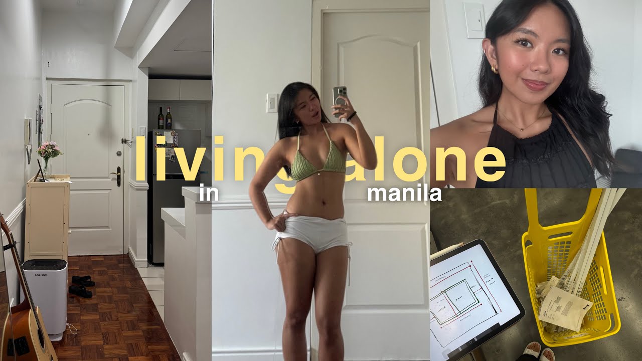 Живу одна в Маниле ✧.* Новый холодильник и диван, тренировка в спортзале, приготовление супа сини...
