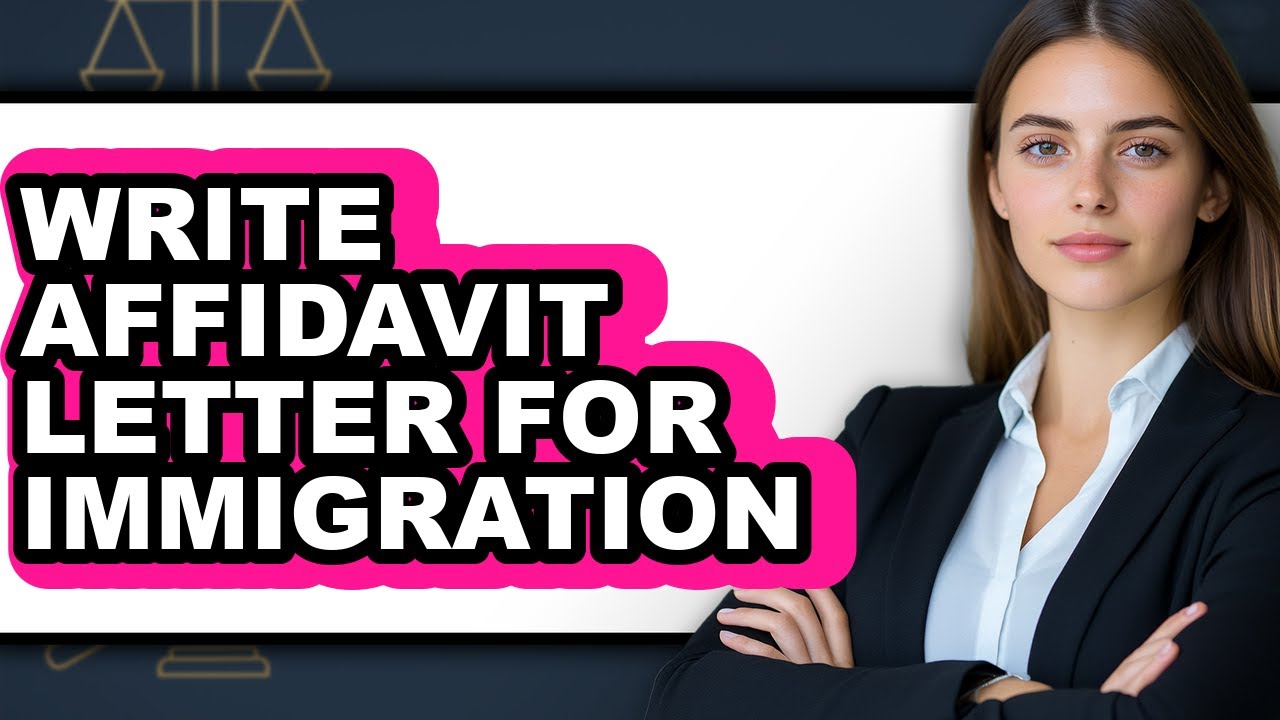 How to Write Affidavit Letter for Immigration