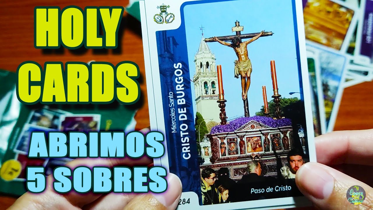 HOLY CARDS. Abrimos 5 Sobres (Pepe Pinreles) Semana Santa Cofrade