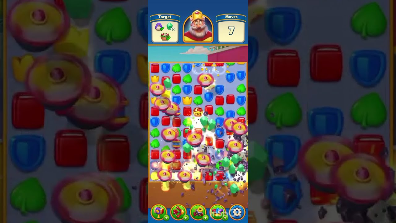 Royal Match Super Hard Level 9805 - 9806 Done ! (Failed 15x) 😭 #games #gaming #gameplay 