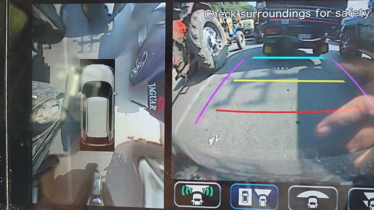 How i Use Baleno Alpha 360 degree BirdView Camera in Live Traffic | Baleno 360 degree camera