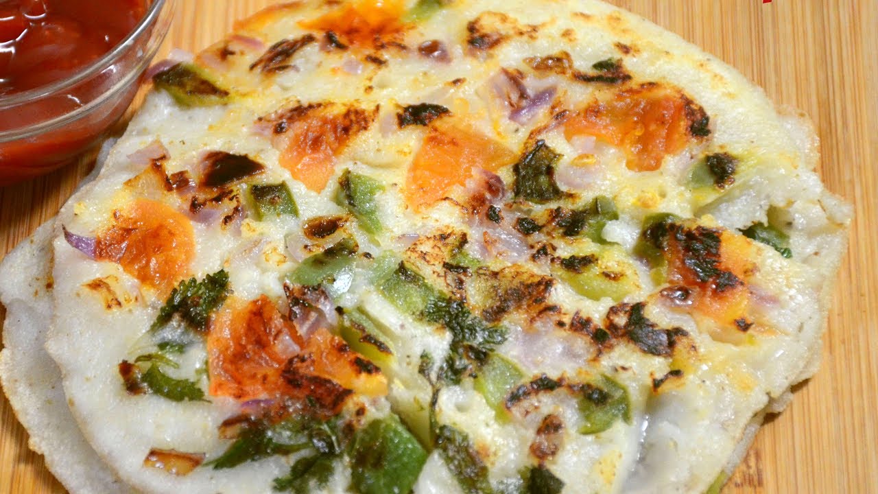Suji Uttapam - Quick Rava Uttapam - Breakfast Recipe
