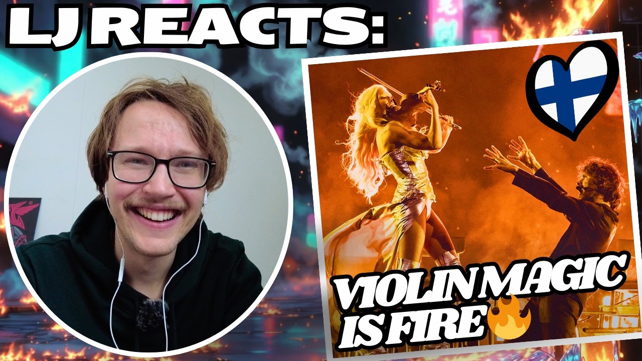 LJ Reacts First Time: Linda Lampenius x Pete Parkkonen - Liekinheitin (UMK Winner 2026) | Finland 🇫🇮